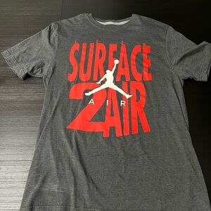 NWOT Jordan Nike T Short, Gray, LG size